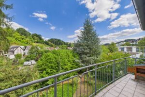 Balkonausblick Schlafzimmer