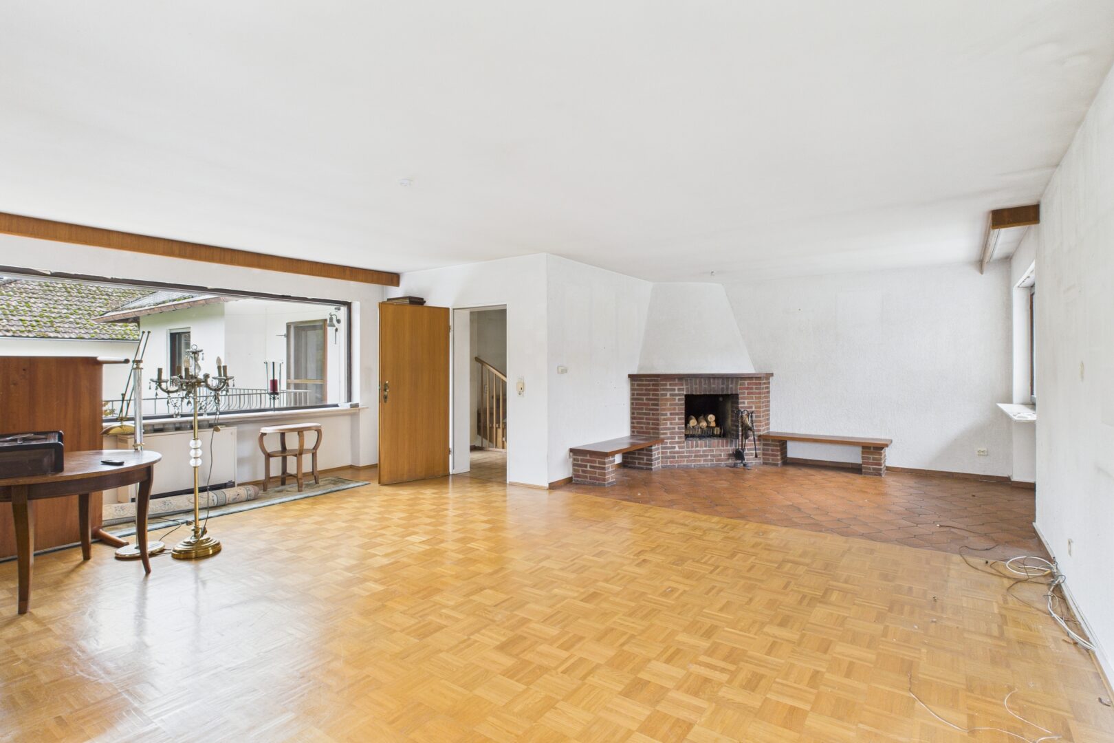 Blick ins Wohnzimmer EG