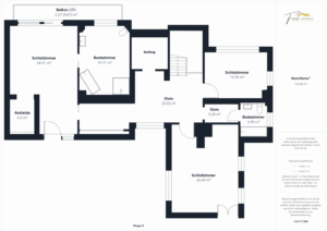 Grundriss Obergeschoss