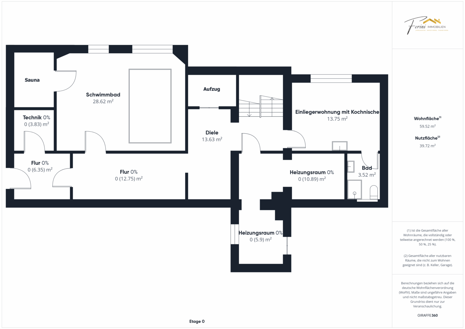Grundriss Untergeschoss