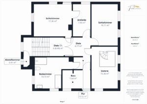 Grundriss 1. Obergeschoss