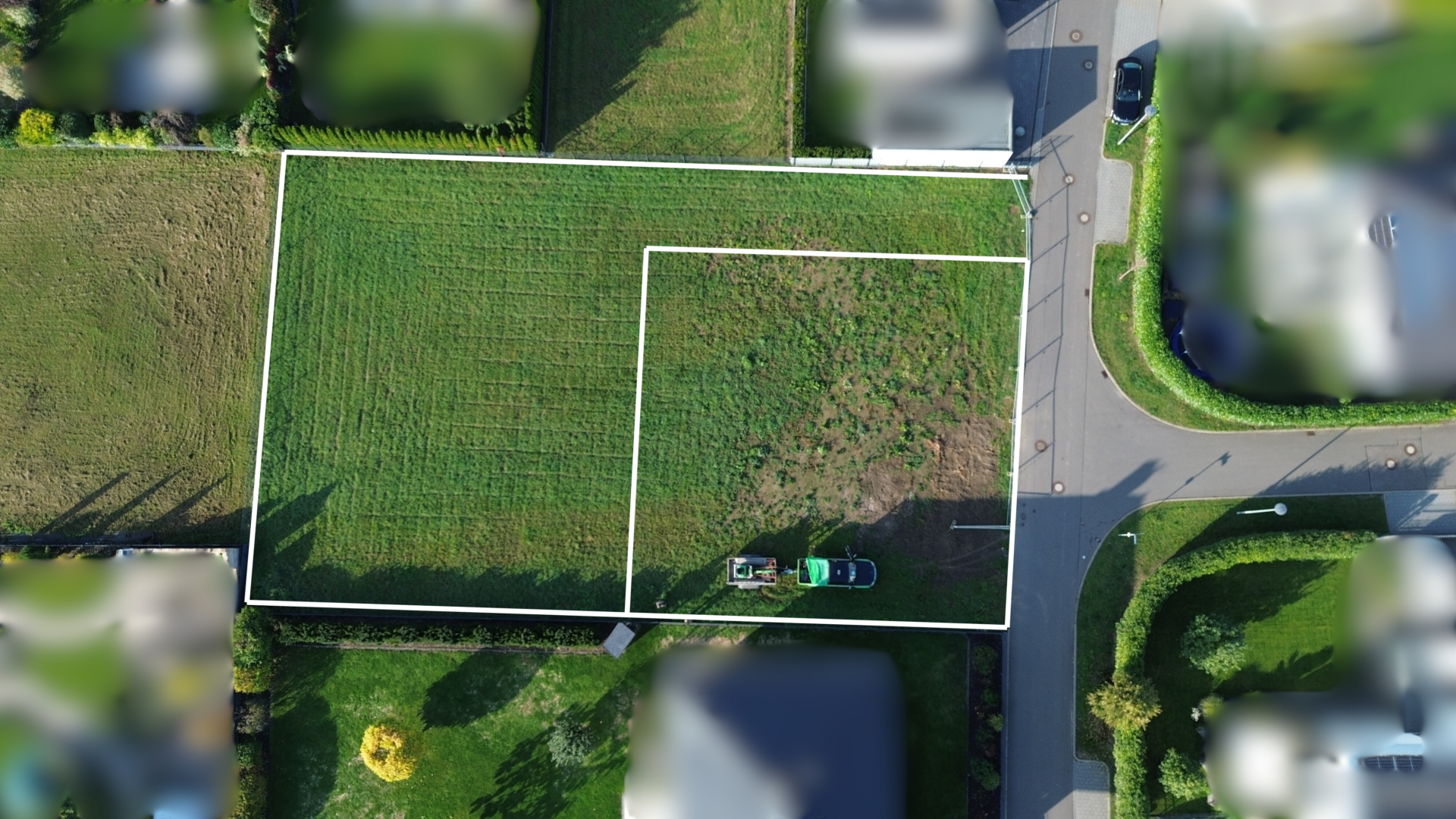 Mögliche Grundstücksteilung