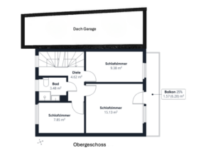 Grundriss Obergeschoss