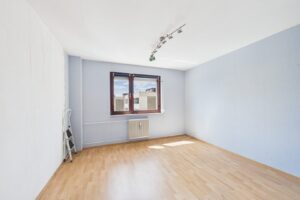 Blick ins Schlafzimmer