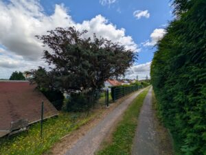 Grundstückszugang Siedlerweg